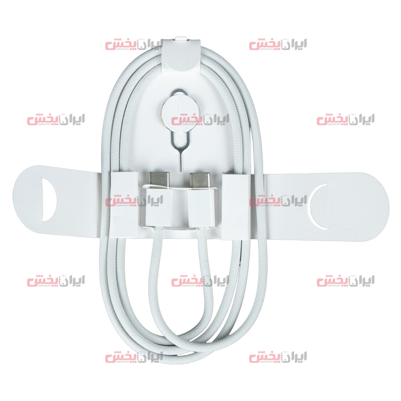 کابل دو سر تایپ سی apple 60w سوزن سیمکارت دار عمده2