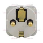 تبدیل برق UNIVERSAL ADAPTOR ویژگی ارت دار - Image 2