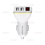 شارژر فندکی BOROFONE مدل BZ11 مجهز به نمایشگر ولتاژ
