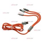 کابل روکش ضخیم 120W 6.0A مدل 3 سر