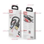 کابل EARLDOM مدل EC-179 ویژگی سر شیشه ای روکش کنفی ضخیم - Image 3