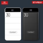 پاور بانک Earldom مدل PB-31 با ظرفیت 30000 میلی آمپر - Image 3