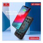 پاور بانک  وایرلس Earldom مدل PD-01 با ظرفیت 10000 میلی آمپر - Image 4