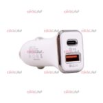 شارژر فندکی GFUZ مدل CR-42 ویژگی درگاه تایپ سی PD - Image 3