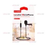 میکروفون یقه ای LAVALIER مدل GL-119 ویژگی جک 3.5 میلی متری
