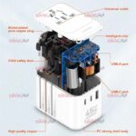 شارژر دیواری LDNIO مدل Z8 ویژگی 45W تکنولوژی GaN - Image 8