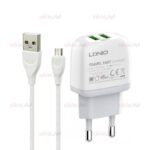 شارژر دیواری LDNIO مدل A2219 ویژگی به همراه کابل MicroUSB