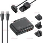 شارژر رو میزی LDNIO مدل A6140C ویژگی 140 وات