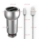 شارژر فندکی 2 پورت Ldnio مدل C401 به همراه کابل - Image 4
