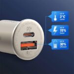 شارژر فندکی LDNIO مدل C506Q ویژگی درگاه PD به همراه کابل - Image 5