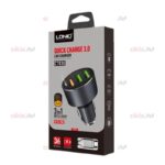شارژر فندکی 3 پورت Ldnio مدل C703Q به همراه کابل - Image 3