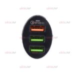 شارژر فندکی 3 پورت Ldnio مدل C703Q به همراه کابل - Image 5