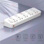 پنج راهی برق Ldnio مدل SC5006 - Image 4
