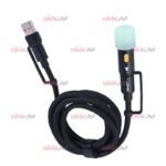 کابل چندکاره LDNIO مدل LC17 ویژگی مجهز به چراغ قوه LED - Image 4