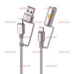 کابل چندکاره LDNIO مدل LC18 ویژگی مجهز به فندک المنتی
