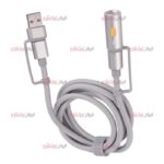 کابل چندکاره LDNIO مدل LC18 ویژگی مجهز به فندک المنتی - Image 4