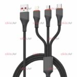 کابل 3 سر Ldnio مدل LC96U ویژگی 4.2 آمپر