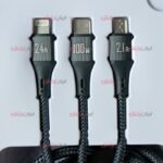 کابل 3 سر Ldnio مدل LC97U ویژگی 100 وات - Image 4