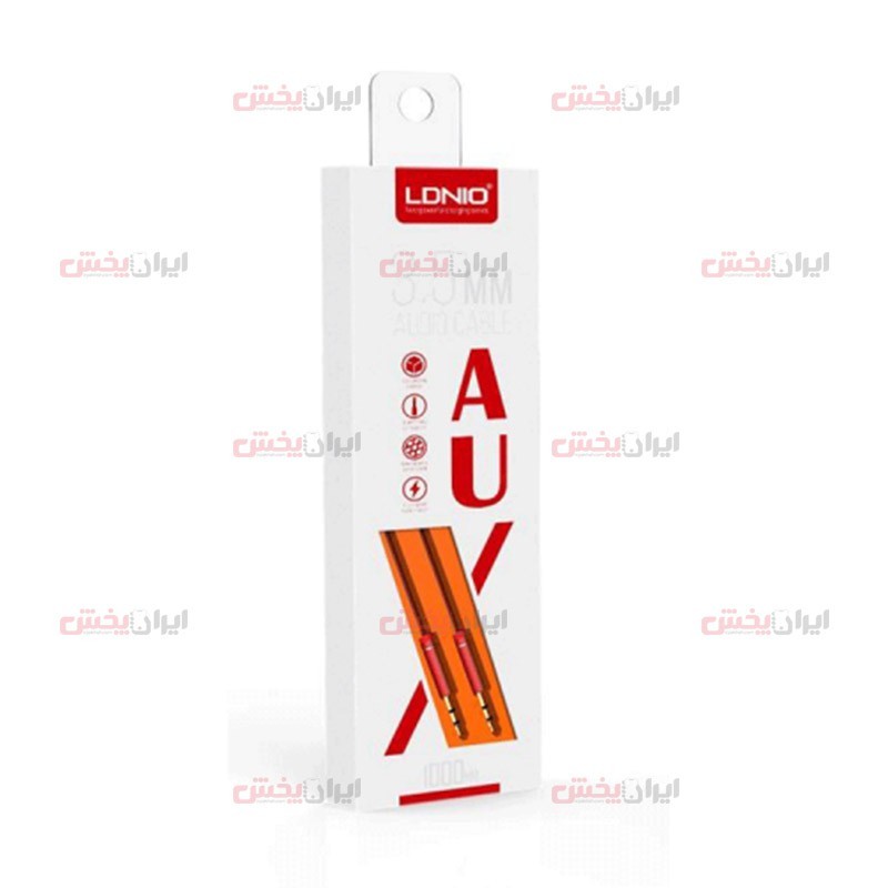 ldnio-ls-y01-audio-cable.jpg کابل AUX پکدار LDNIO مدل LS-Y01 - Image 1