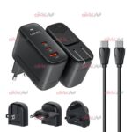 شارژر LDNIO مدل Q366 ویژگی 65 وات به همراه کابل دو سر تایپ سی - Image 3