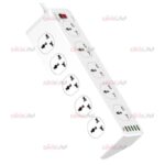 ده راهی برق Ldnio مدل SC10610 ویژگی 1 پورت PD و 5 پورت USB - Image 3