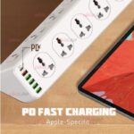 ده راهی برق Ldnio مدل SC10610 ویژگی 1 پورت PD و 5 پورت USB - Image 4