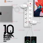 ده راهی برق Ldnio مدل SC10610 ویژگی 1 پورت PD و 5 پورت USB - Image 6