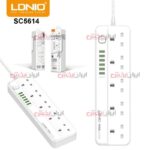 پنج راهی برق Ldnio مدل SC5614 - Image 5