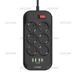 شش راهی برق Ldnio مدل SE6403