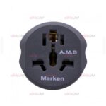 تبدیل 3 به 2 برق MARKEN ویژگی وارداتی برنجی - Image 3
