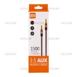 کابل AUX MI مدل Audio Cable ویژگی روکش برزنتی 1.5 متری