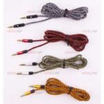 کابل AUX MI مدل Audio Cable ویژگی روکش برزنتی 1.5 متری - Image 4