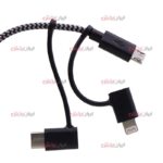 کابل تبدیل HDMI موبایل HDTV Cable ویژگی 3 سر - Image 4