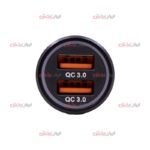 شارژر فندکی PIONEER مدل Jet Charging ویژگی دو پورت Fast Charge QC3.0 - Image 4