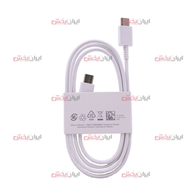 samsung-25w-s22-typec-to-typec-super-fast-charge-cable-wholesale.jpg کابل 2 سر تایپ سی SAMSUNG 25W مدل S22 ویژگی اورجینال - Image 1
