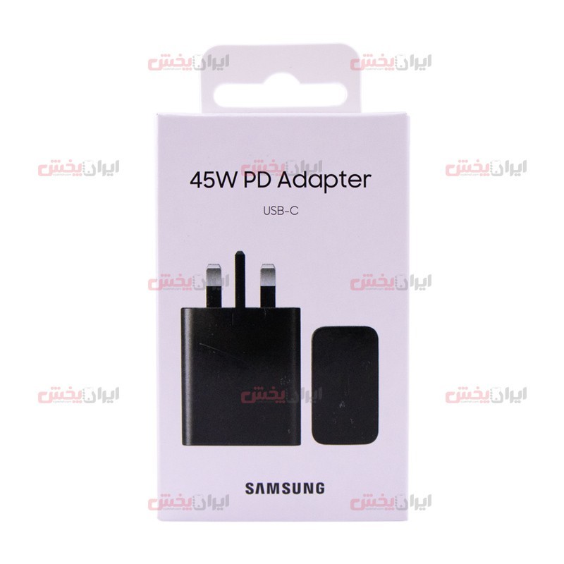 samsung-EP-T4510-45w-charger-wholesale-9.jpg کلگی SAMSUNG 45W مدل EP-T4510 ویژگی 100% اورجینال برد مشکی VIETNAM - Image 1