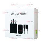 کابل و کلگی SAMSUNG 45W مدل EP-T4511 NFC ویژگی 100% اورجینال برد مشکی VIETNAM