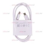 کابل 2 سر تایپ سی SAMSUNG مدل S21 ویژگی 100% اورجینال Super Fast Charge - Image 4