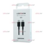 کابل 2 سر تایپ سی SAMSUNG مدل S25 ویژگی اورجینال