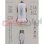 شارژر فندکی TRANYOO مدل C11 به همراه کابل - Image 3