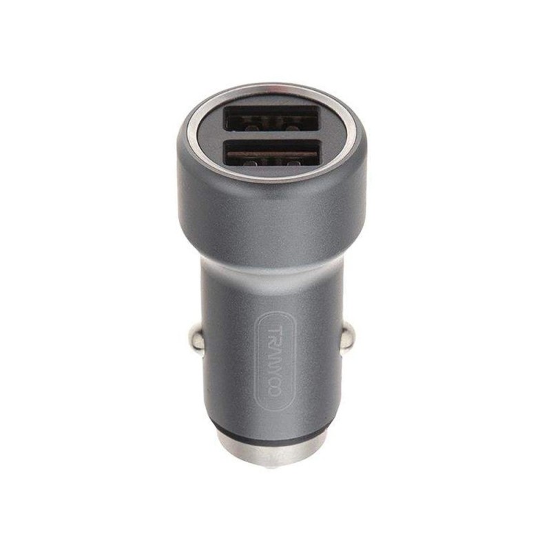 tranyoo-c6-2-port-car-charger.jpg شارژر فندکی TRANYOO مدل C6 - Image 1