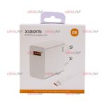کابل و کلگی شارژر XIAOMI مدل 67W ویژگی 100% اورجینال